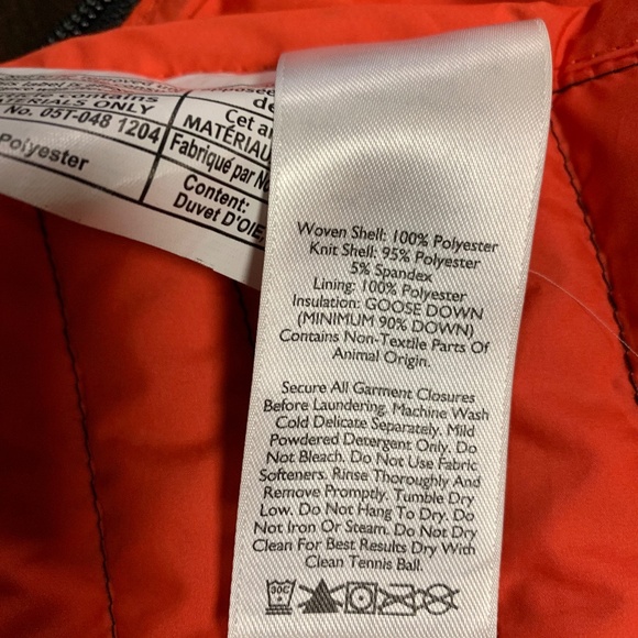 Eddie Bauer Womens Stormdown 800 Down Black Long Hooded Puffer Zip Jacket Large - Picture 5 of 7